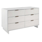 Manhattan Comfort - Granville commode moderne double large 55,04" - blanc-Assemblage à domicile requis Tout le matériel inclus