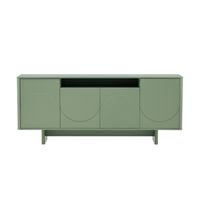 Manhattan Comfort - Buffet moderne Ella 180 cm - Vert sauge-Buffet moderne et meuble de rangement pour salle à manger et salon