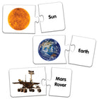 University Games - The Learning Journey Match It: Out in Space - Puzzle d’Association De l'Espace Pour Enfants - Puzzle De Préapprentissage Sur l’Espace - Puzzle Intéractif Sur l’Espace Pour Tout-Petits-Développe la coordination œil-main et les compétences tactiles