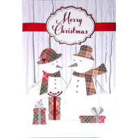 Rosedale Gold - Cartes de souhaits Noël Gold 5-1/2 po x 8 po / Enveloppes - paquet de 6-Cartes de souhaits qualité boutique