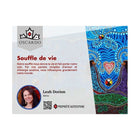 Oscardo - Carnet à couverture rigide avec motif artistique autochtone Souffle de vie de Leah Dorion-Journal d’art autochtone produit de manière éthique, avec des redevances versées à l’artiste ou à sa succession pour chaque achat, soutenant les créateurs autochtones ainsi que la transmission des récits culturels à travers des produits d’art fonctionnels