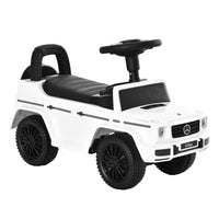 Aosom - Voiture à glisse bébé compatible - blanc-Conception pied-au-sol, convient comme jouet à glisser 
