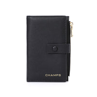 Champs - Portefeuille Mince Iconic - Noir-Porte-cartes avec protection RFID
