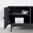 South Shore - Mezzy Meuble télé avec porte et tiroirs - Chêne cendré-Style: Contemporain