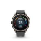 Garmin - Montre connectée GPS multisports fēnix 8 Pro - 47 mm - Titane avec bracelet graphite/silicone noir-ÉCONOMISEZ DE L'ÉNERGIE AVEC LTE-M - le fēnix 8 Pro se connecte au réseau LTE-M, qui est conçu pour consommer moins d'énergie que les communications LTE standard, minimisant ainsi l'épuisement de la batterie de votre montre pour prolonger et renforcer vos aventures.