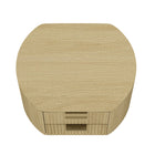 Manhattan Comfort - Table de nuit moderne Olivia 67 cm, chêne naturel et or-20,7 po L x 26,5 po l x 21,1 po H