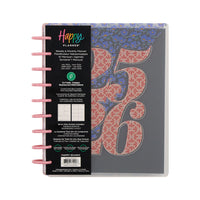 The Happy Planner - Planificateur durable Floral Frenzy 2025-2026 12-mois-Ce planificateur de 12 mois Floral Frenzy comprend des calendriers mensuels datés, des tableaux hebdomadaires, des pages de notes et 3 mois en prime