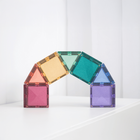 Connetix - Château à Paillettes Pack, Contenant 48 Pièces-Jouet stiam qui amène l'exploration des couleurs et de la lumière à un tout nouveau niveau
