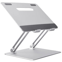 ShoppingAll - Support réglable pour ordinateur portable - Argent-Fabriqué en alliage d'aluminium de première qualité