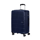 American Tourister - Surftime Spinner - Moyen - bleu métallique-Le matériau ABS robuste est capable de résister aux rigueurs des voyages.