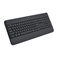 Logitech - Signature K650 Clavier sans fil Ergonomique Entier avec Repose-Poignets - Graphite-Confort toute la journée : le repose-poignets intégré doux et les touches silencieuses donnent une sensation familière et une expérience de frappe agréable