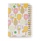 Studio Oh! - Cahier à spirale de format moyen - 5-3/4 po x 8-3/4 po - Ligné - 80 feuilles - Échange de pickleball-Papier sans acide et recyclable