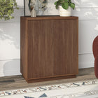 Hudson&Canal - Meuble d'appoint Alston de 71 cm de largeur, , noyer satiné-Caractéristiques assemblage facile