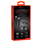 Helix - Kit adaptateur USB universel 60 W avec 6 adaptateurs-Longeur de cable de 2 m