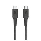 LOGiiX - Sync & Charger Anti Stress USB-A vers USB-C 1.2m - Noir-Conçu pour charger et transférer des données entre deux appareils basés sur USB-C