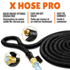 Xhose - Tuyau d'arrosage extensible Pro 100'-Ultra léger: fibres micro tissées jusqu’à 50% plus légères qu’un tuyau classique pour une manipulation plus simple et une grande flexibilité