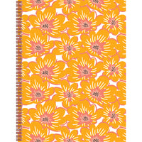 Staples - Grand carnet à spirales - Floral-8" x 10", ligné