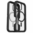 OtterBox - Coque Defender XT transparente pour iPhone 16 - Côté sombre-Conception à double couche protectrice qui maintient le téléphone en place avec un cadre ajusté