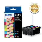 Epson - Pack combiné de cartouches d'encre 812 DURABrite Ultra - Haute capacité - Noir/Couleur-Qualité photo supérieure à celle des photos de labo