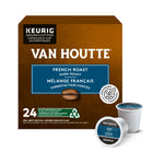 Van Houtte - Capsules K-Cup de café  Mélange français , torréfaction foncée, paquet de 24-Goût : ce mélange présente des notes corsées et caramélisées et une saveur riche, sans la caféine.
