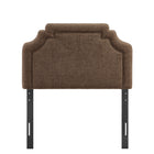 Modway - Magnolia Tissu rembourré Tête de lit - Moka-Assemblée requise