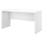 Bush Business Furniture - Bureau à devant arqué 60 po Echo, blanc pur (KI60105-03)-Stratifié thermofusionné sur bois composite