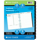 Day-Timer - Recharge datee 2025 2 pages/jour folio - 11 po H x 8 1/2 po l - bilingue-Format des pages : 11 po H x 8 1/2 po l