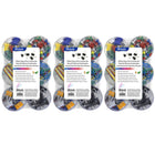 BAZIC Products - Punaise - Trombone - Clip de reliure - Ensemble combiné de boutons magnétiques - 3 ensembles de 269-Large assortiment de clips de bureau, de broches et d'anneaux