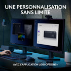 Logitech - MX Keys S Clavier sans fil - Noir-La conception ergonomique et discrète et l'angle optimal pour une position naturelle du poignet offrent une précision et un confort sans effort