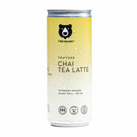 Two Bears - Latté Mousseux  - Thé Chai Avec De L'Avoine - 207mL - Paquet de 6-Infuse d'azote