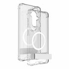 Blu Element - Étui Dropzone Rugged avec béquille avec aimants pour Samsung Galaxy S26, Transparent-Polycarbonate transparent anti-rayures