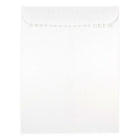 JAM Paper - Enveloppes avec rabat autoadhésif, 9,5 x 12,5 po, blanc, 50/paquet (356828781A)-Couleur : Blanc