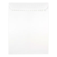 JAM Paper - Enveloppes avec rabat autoadhésif, 9,5 x 12,5 po, blanc, 50/paquet (356828781A)-Couleur : Blanc
