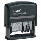 Trodat - Timbre dateur auto-encreur 4817 - anglais-Garantie limitée à vie du fabricant (détails avec le produit)