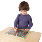 Labyrinthe de nombres avec baguette magnétique Melissa & Doug, 12" x 9" -Développe la reconnaissance des nombres et les compétences de comptage
