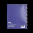 Hilroy - Cahier Better Notes À 1 Sujet , 10.5 po H x 8 po l, Bleu-Reliure à double spirale noire 