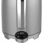 Salton - bouilloire numérique NuRetro 1,7 l - argent métallisé- Fenêtre de niveau d’eau permettant de faire bouillir uniquement la quantité requise et de limiter le gaspillage énergétique.