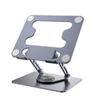 ShoppingAll - Support D’Ordinateur Portable Avec Base Rotative À 360° Pour Ordinateurs Et Tablettes Jusqu’à 17,3 Pouces – SA-LS8R-GRAY (Paquet De 5)-Inclinaison et Hauteur Réglables – Inclinaison verticale jusqu’à 180° et rotation complète à 360° pour une posture optimale.
