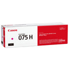 Canon - Cartouche 075 De Toner D’Origine À Haut Rendement – Magenta-Les cartouches de toner de grande capacité vous permettent d’imprimer plus longtemps, ce qui limite les remplacements