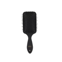 Aria - Brosse plate - Noir-Démêlage en douceur : Dotée de picots allongés permettant de glisser facilement à travers les nœuds, réduisant la tension et limitant la casse des cheveux