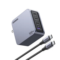 UGREEN - Chargeur Nexode Pro 160 W 4 ports GaN USB-C/USB-A-Série Nexode Pro : UGREEN présente le Nexode Pro 160W, un chargeur de nouvelle génération doté d’une technologie avancée et d’un rendement optimisé, offrant une expérience de recharge supérieure.