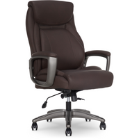La-Z-Boy - Fauteuil de direction à soutien lombaire pneumatique Mercer - brun-Soutien lombaire pneumatique épousant le bas du dos et s’adaptant aux mouvements