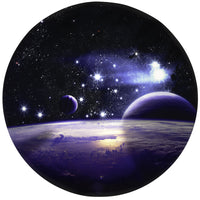 TickiT - Tapis de jeu Space Discovery-Stimulation Visuelle Fascinante - Ce tapis de jeu présente une image détaillée d'un paysage galactique imaginaire. Offrez aux enfants un arrière-plan coloré et stimulant pour un jeu ouvert