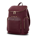 Samsonite - Mobile Solutions 2 Sac à Dos De Luxe 15,6 po - merlot- La doublure de ce produit a été fabriquée à partir de tissu en polyester recyclé, fabriqué à partir de bouteilles en plastique utilisées par les consommateurs