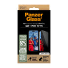 PanzerGlass - Ultra-Wide Fit Privacy Protecteur d'écran iPhone 16 Pro Max - Noir-Aligner facile inclus , plastique ABS 100 % recyclé