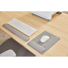 Fellowes - Repose-poignets pour clavier Breyta avec coussin HEX - Gris-Gris