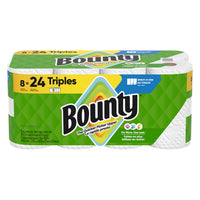Bounty - Les Essuie-tout Rouleaux Triples - Paquet de 8-L’emballage comprend 8 rouleaux triples d’essuie-tout blancs Bounty Sur mesure