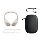 Casque d'écoute sans fil à réduction du bruit Bose QuietComfort 45 Headphones - blanc fumé-Plastique, cuir protéiné