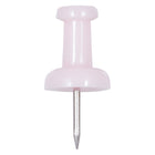 JAM Paper - Punaises colourées - rose pastel - paquet de 100-Quantité : 100 punaises | Punaises durables et réutilisables conçues pour une tenue solide et durable