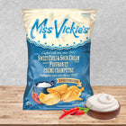 Miss Vickie’s - Poivron et crème champêtre Croustilles Cuites a la Marmite - 40 g - Paquet de 40-Faites de pommes de terre canadiennes